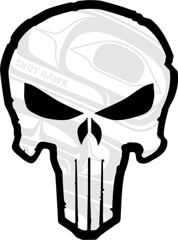 Formline Skull Sticker